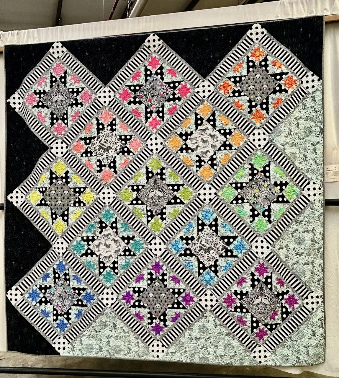 OPENING NIGHT QUILT - 2020, LISA LEVERTON at the Newark Quilt Show 2025
