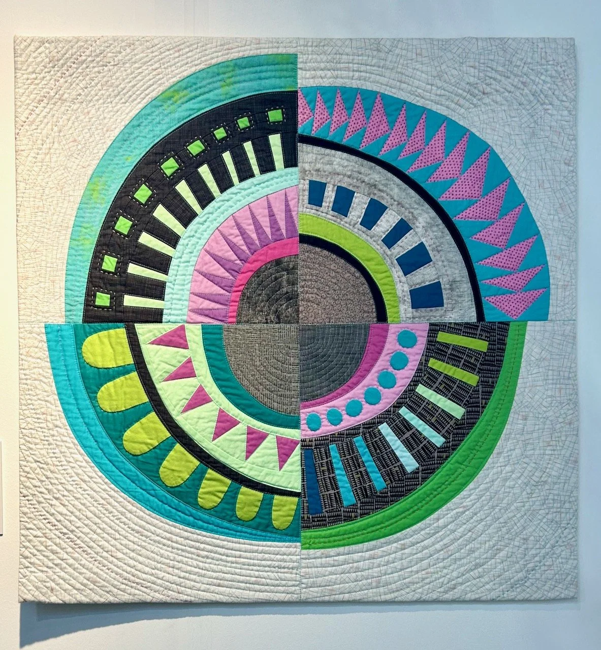 Jo Avery's bright and brilliant improv quilts