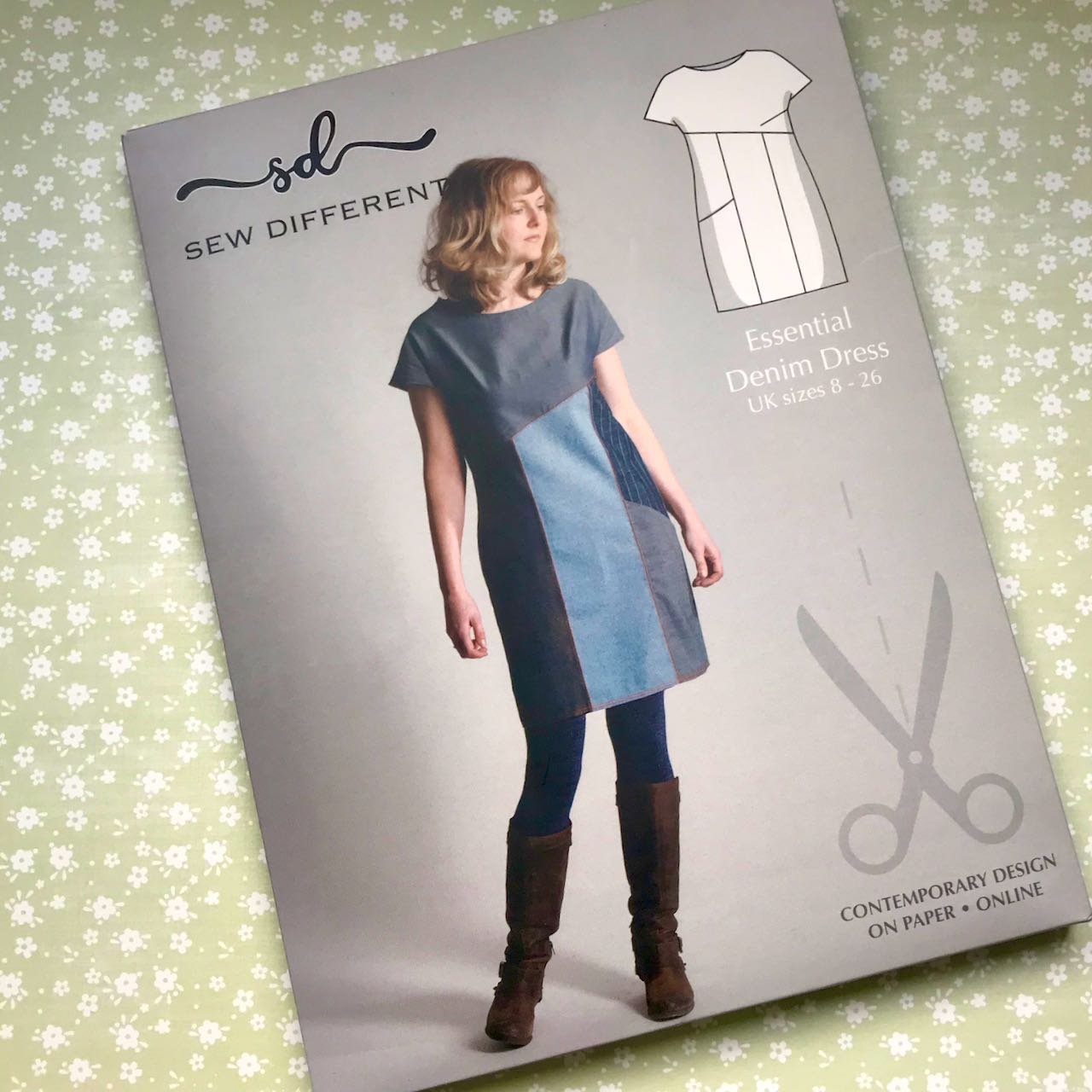 The Essential Denim Dress pattern by Sew Different