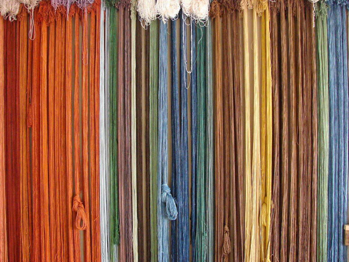  Skeins of silk in Musa Basaran’s atelier (Istanbul, 2013). 