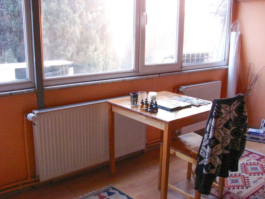  My studio apartment in Harbiye, Istanbul, Turkey (2013-2014). 