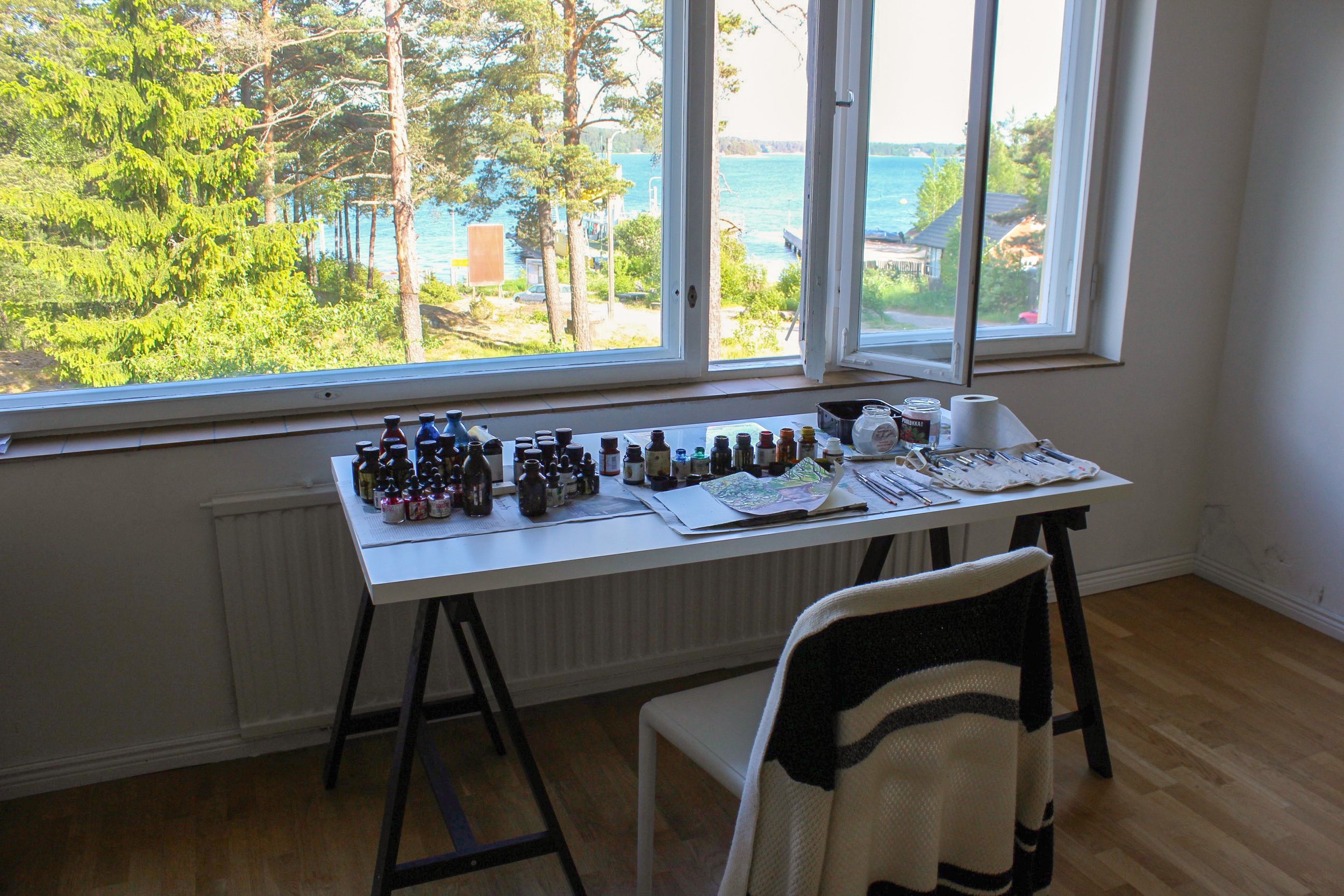  Archipelago Art Residency of Korpo Island in Finland (2016). 