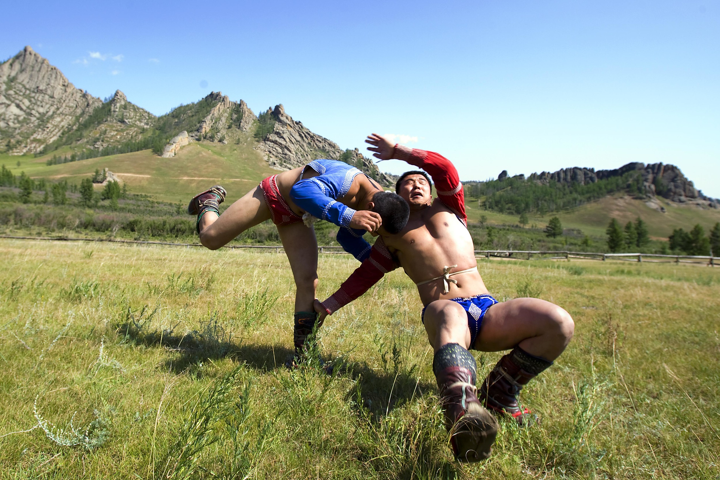 Mongolian wrestling