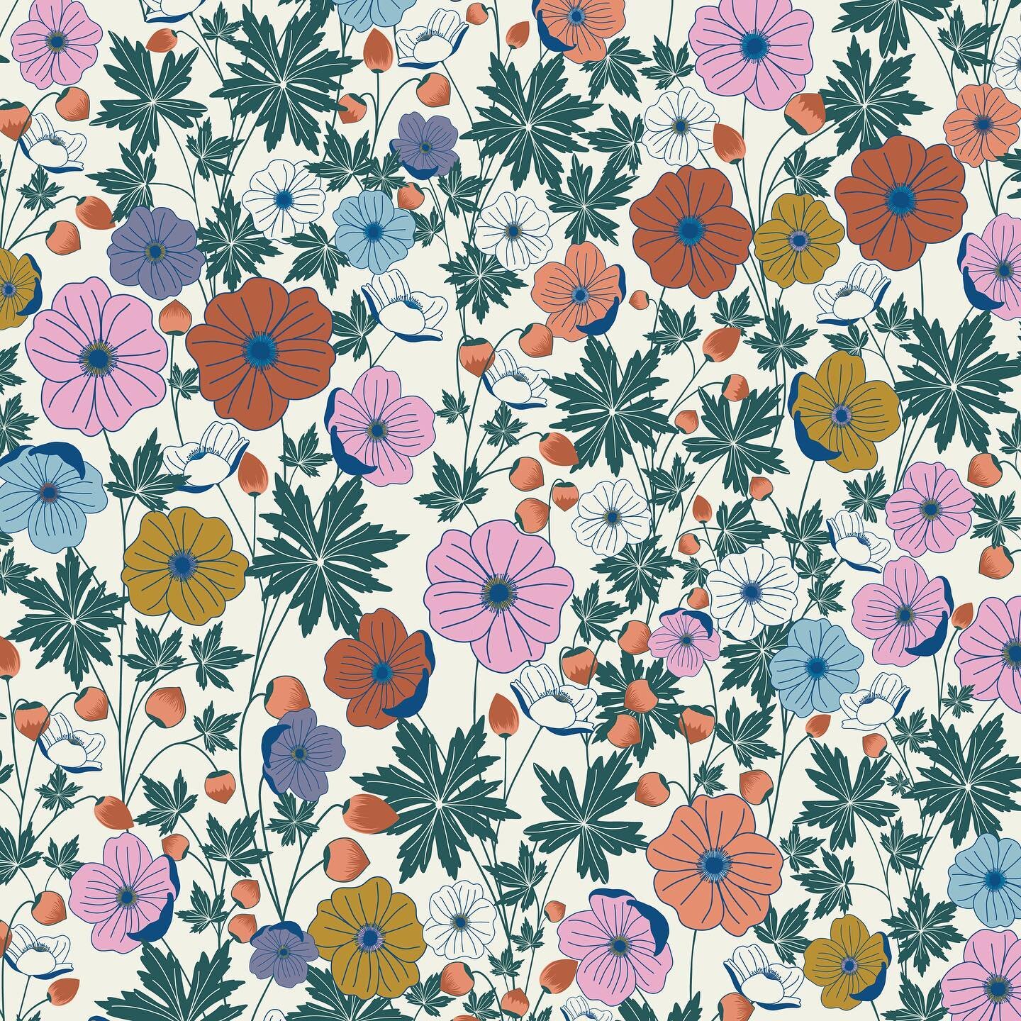 Anemone pattern.
.
.

#floralprint #floralpattern #printandpattern #printdesign #surfacedesign #surfacepatterndesign #repeatpattern #surfacepatterndesigncommunity #surfacedesign #surfacepatterndesign #textilepattern #carolinaabarca  #carolinaabarcade