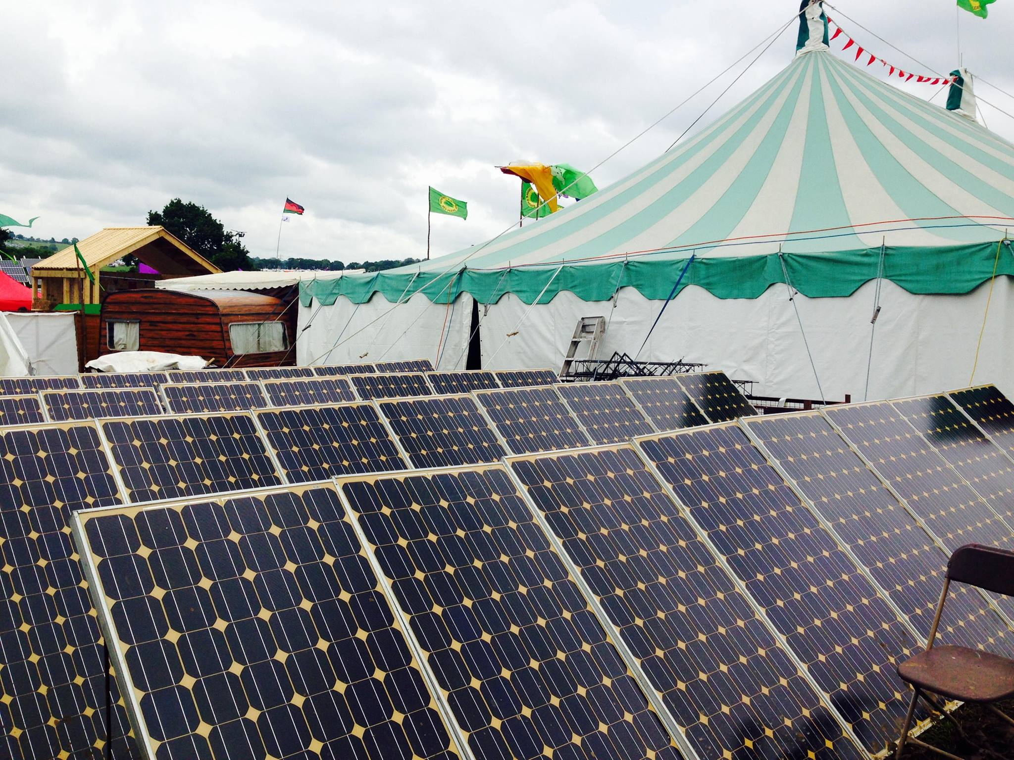 Solar powered stage (Toad Hall)