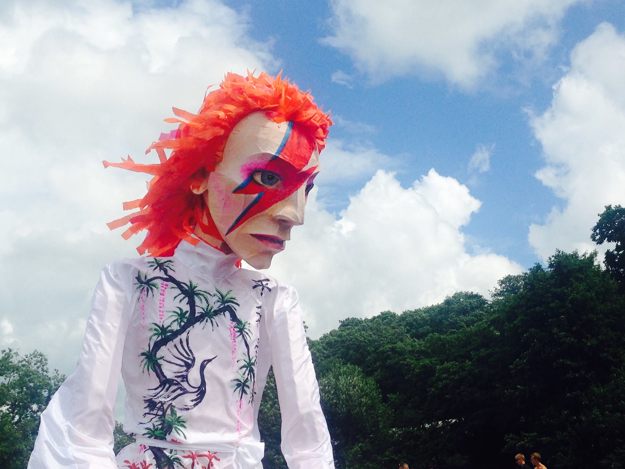 David Bowie came to watch one of our shows...