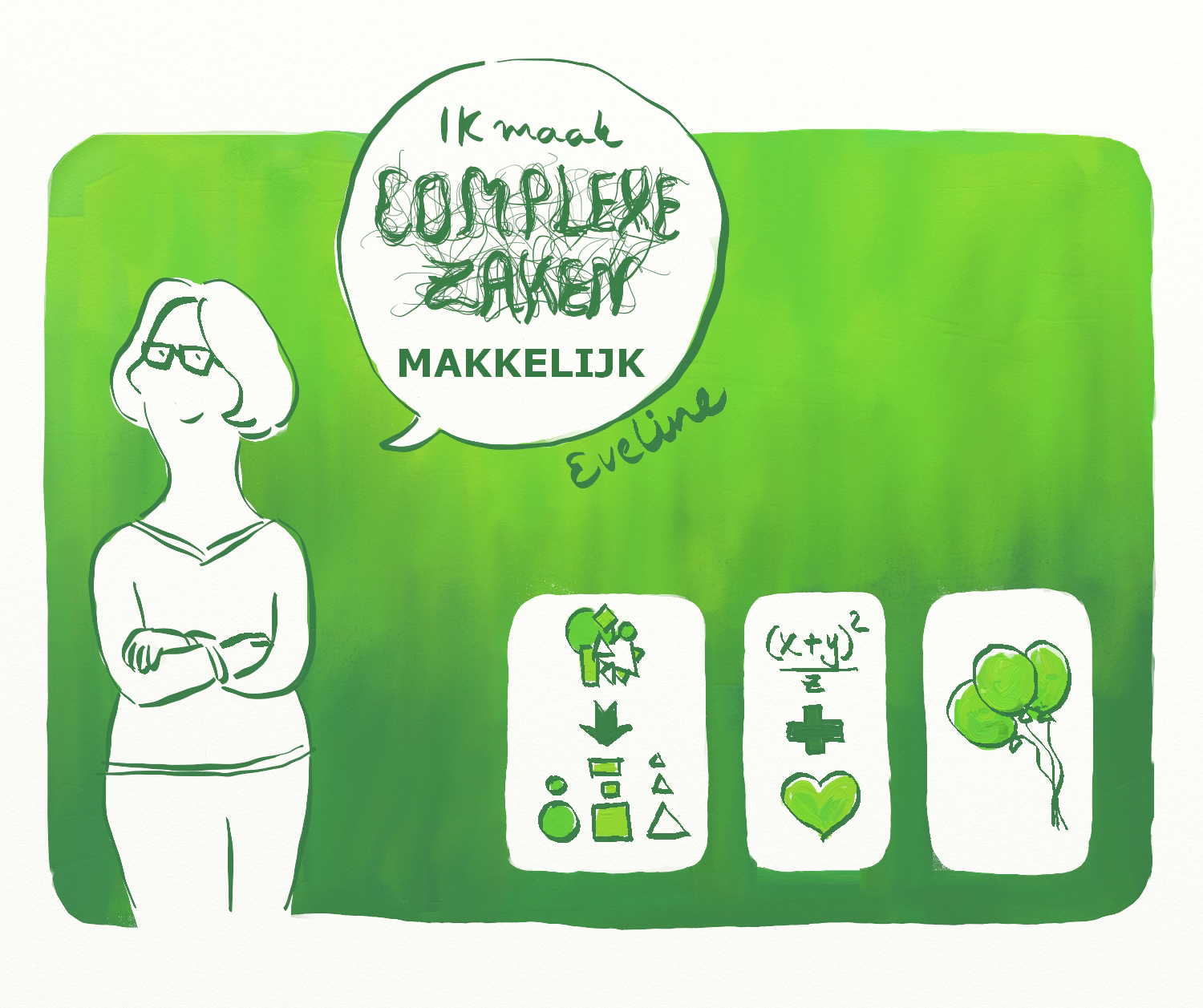 Illustratie voor evadvies website