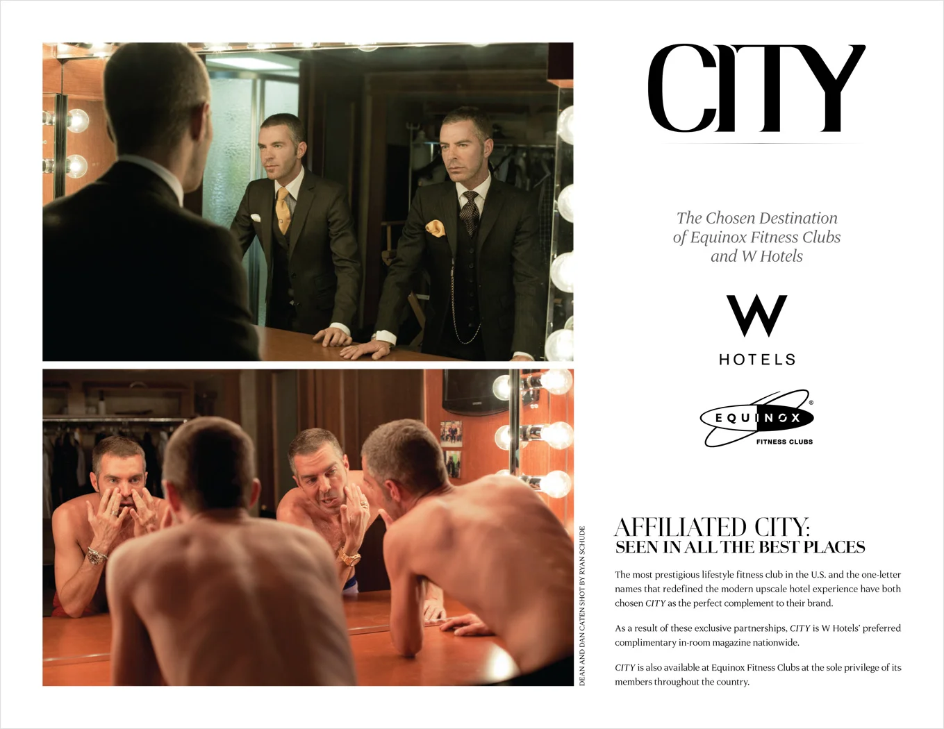 Sample page from Media Kit. 2009.