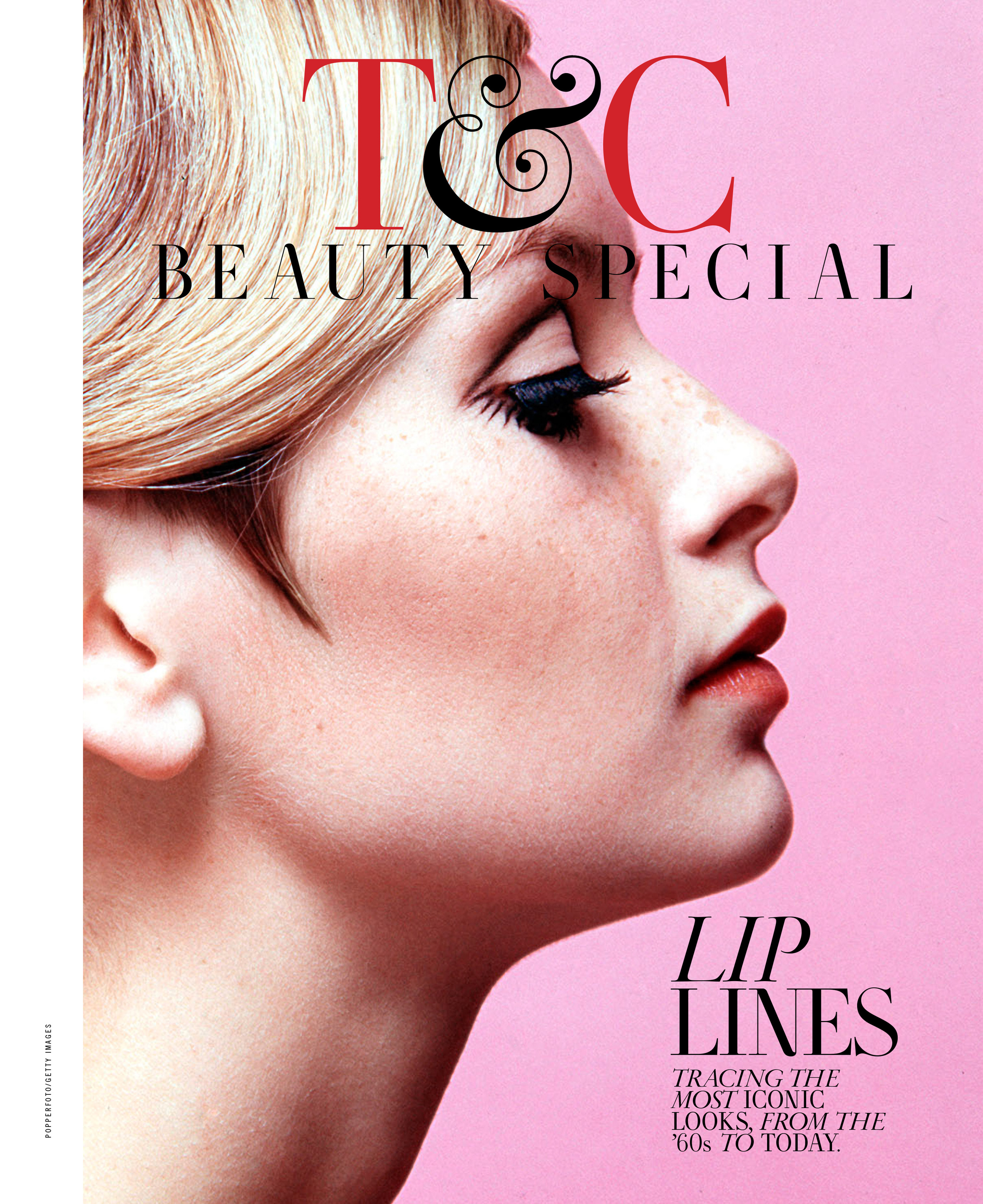 Advertiser-sponsored beauty package art directed and designed for Town&Country .