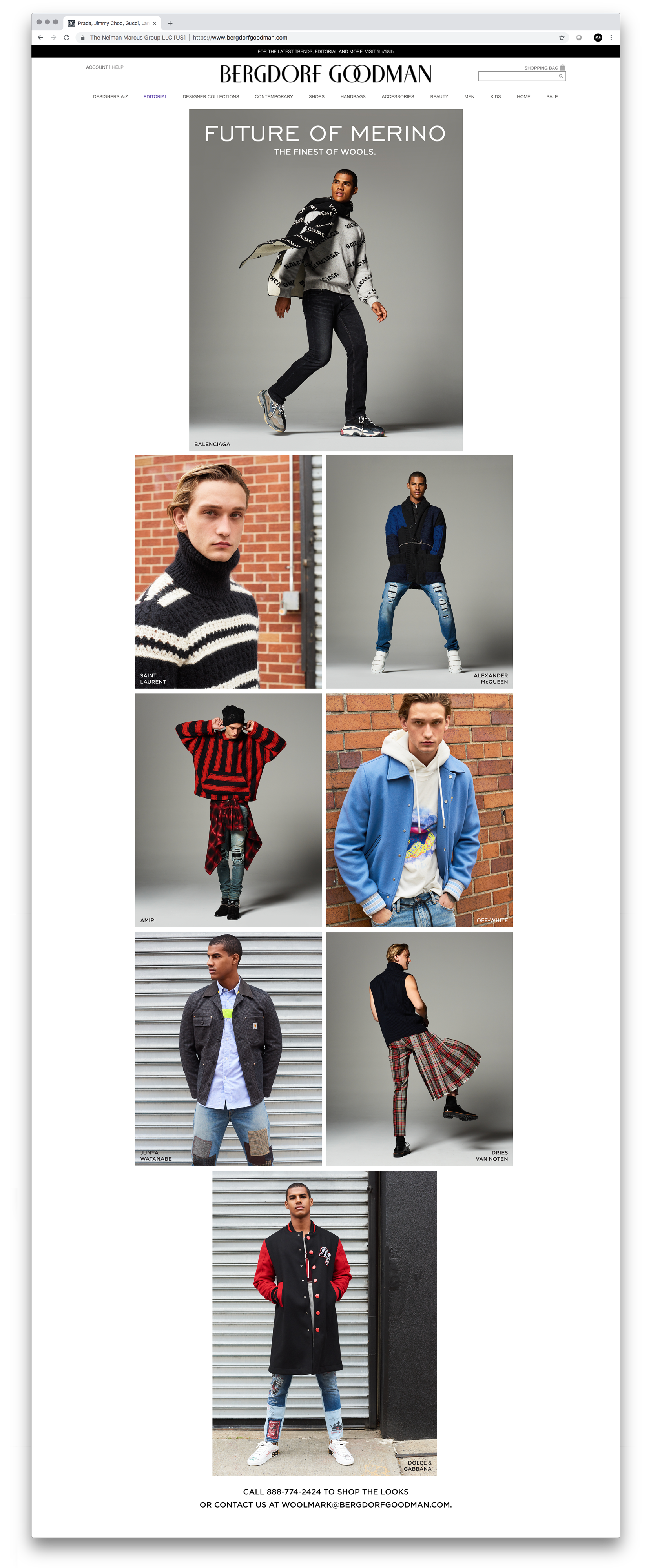  Woolmark Digital Lookbook. On-set Co-Art Direction. Photographer Jai Odell, Stylist Bruce Pask. 