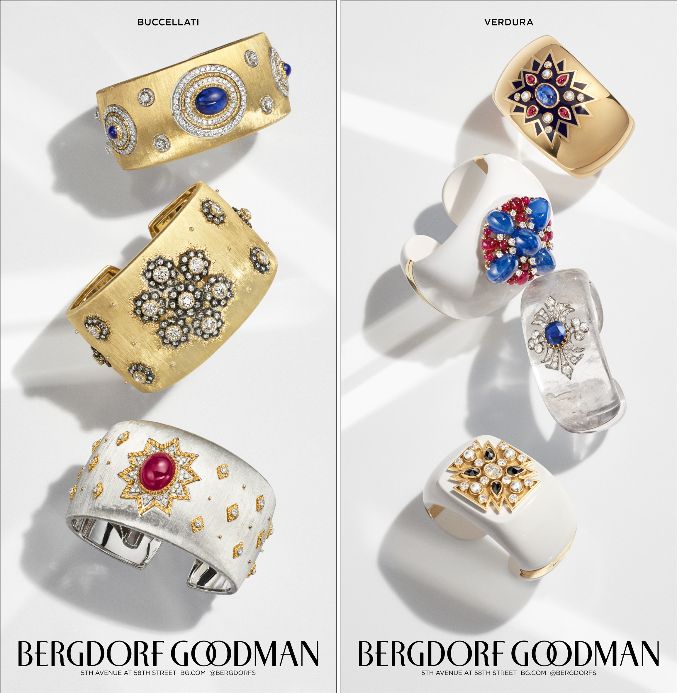  Spring 2019 fine jewelry campaign advertisements in  The New York Times . 7.65 x 15.75”. Photo shoot Creative Direction and Design. Photographer Stephen Lewis, Prop Stylist Peter Tran. 