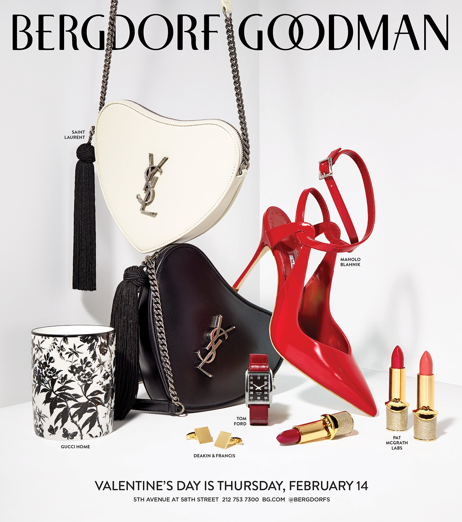  Advertisement for The New York Post celebrating Valentine’s Day. 9.75 x 11”. On-set Art Direction and Design. Photographer Jens Mortensen, Fashion Editor Jessica Minkoff. 