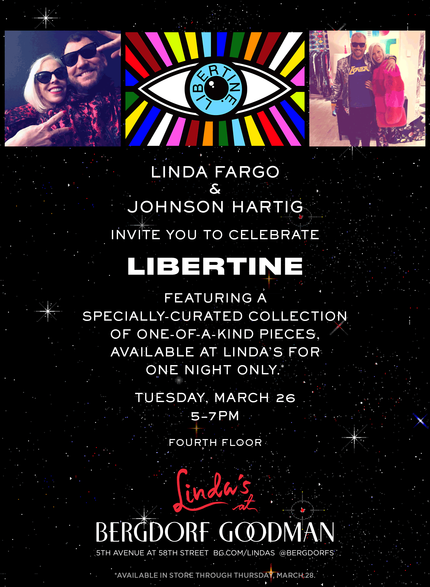  Linda’s x Libertine Pop-Up Event Evite 