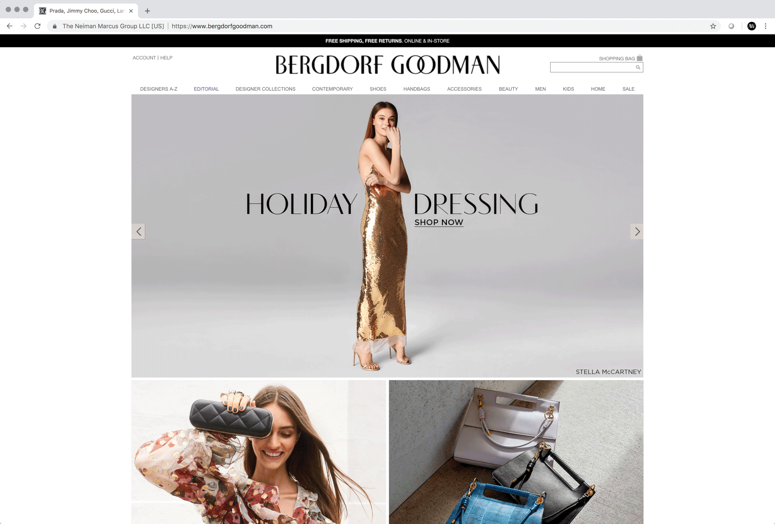On-Figure shoots appearing on the bergdorfgoodman.com home page. On-set Art Direction. Photographer Zackary Michael, Stylist Nancy Goold.