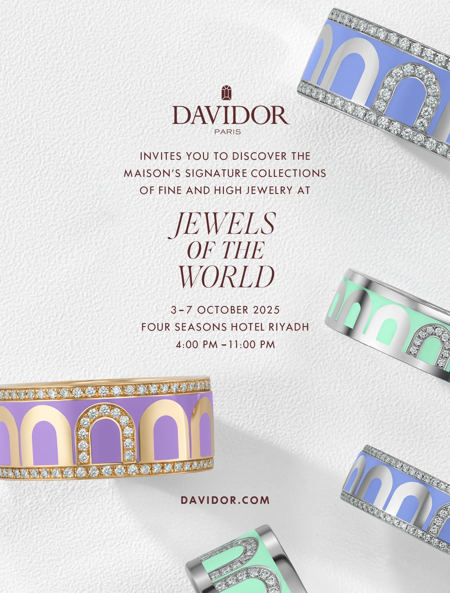  Jewels of the World Event Invitation 