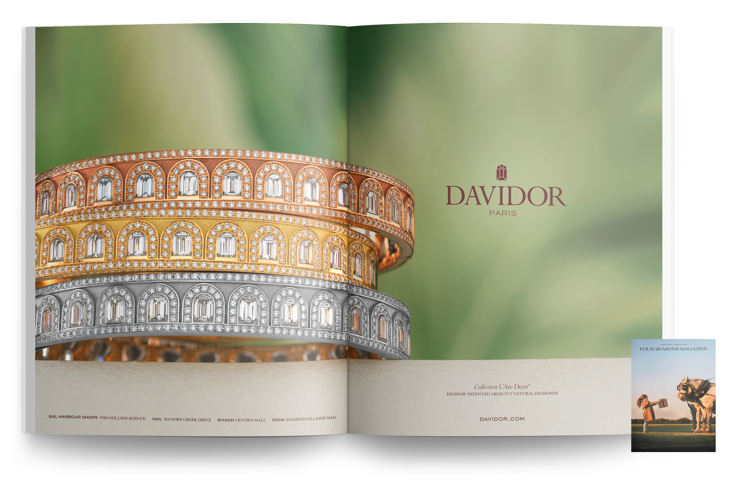   Four Seasons Magazine  Winter 2024 Magazine Advertisement 