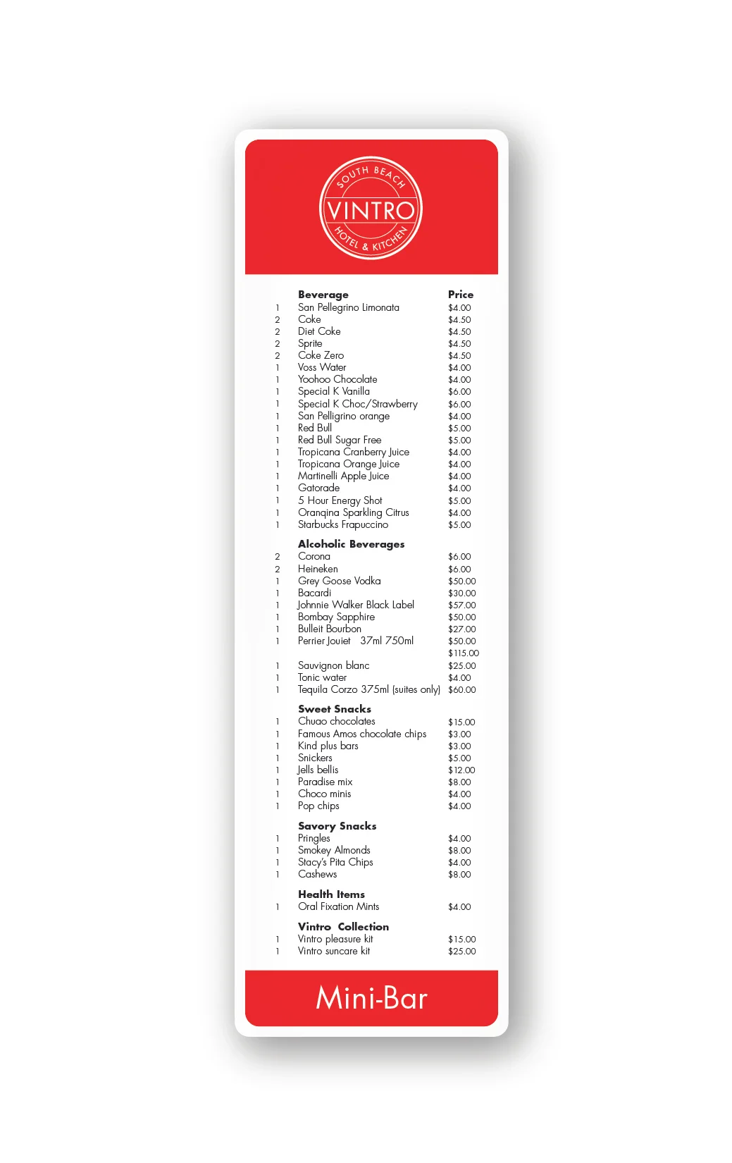 menu bar 