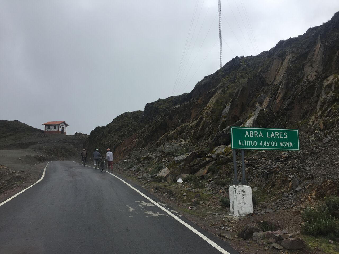 No se aprecia, pero les juro que estaba lloviendo.