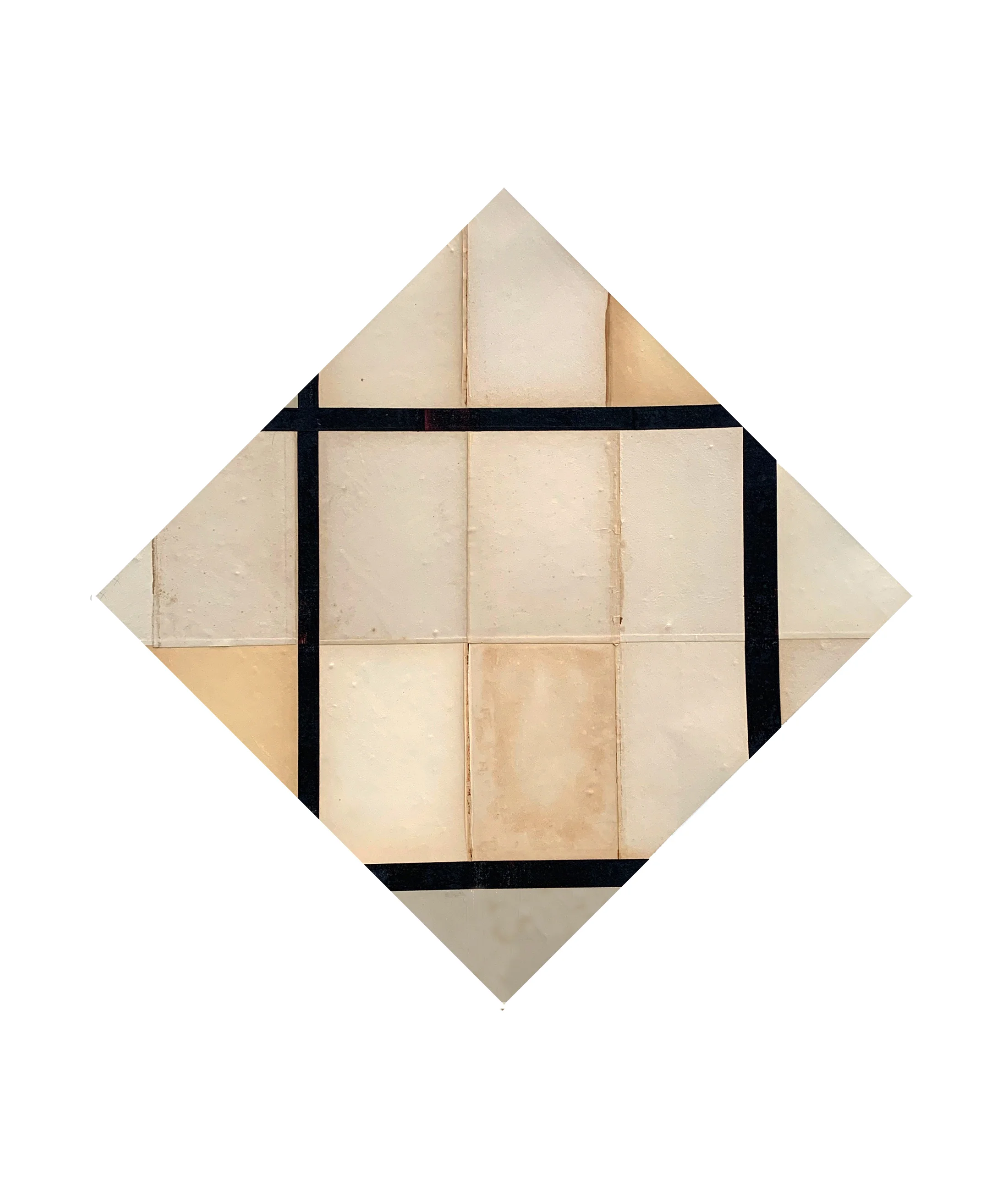 Tableau I: Composition with Four Lines and Gray
