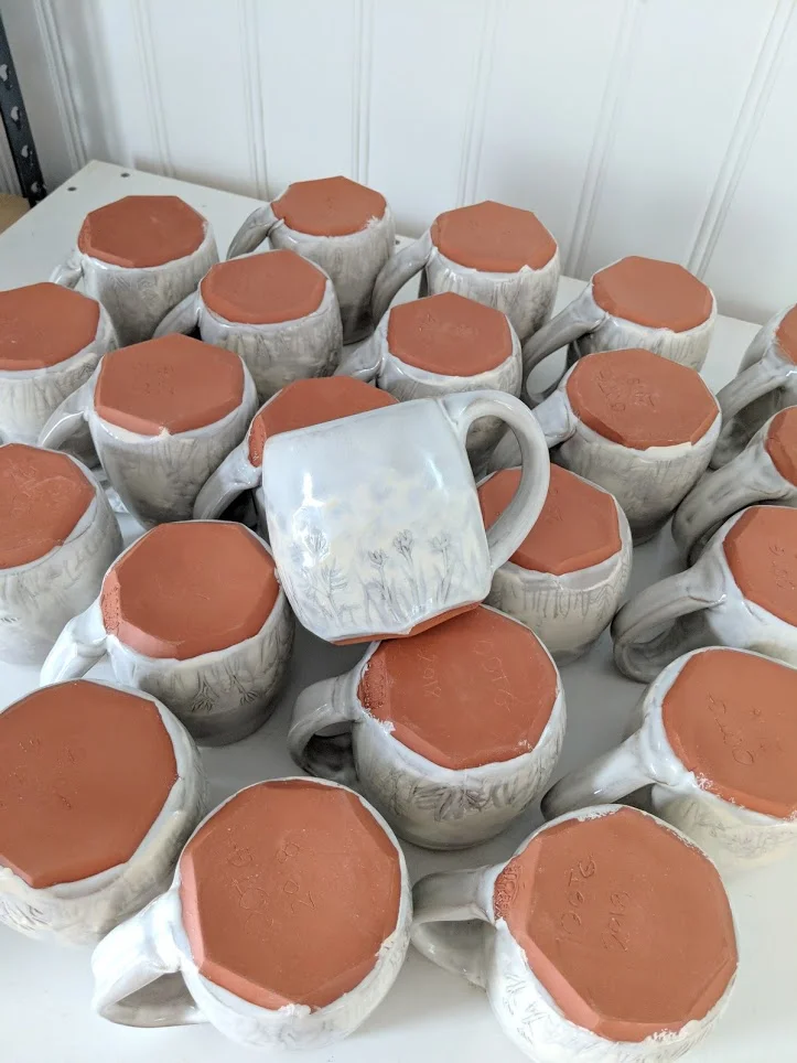 22 mugs for Out of the Garden Project