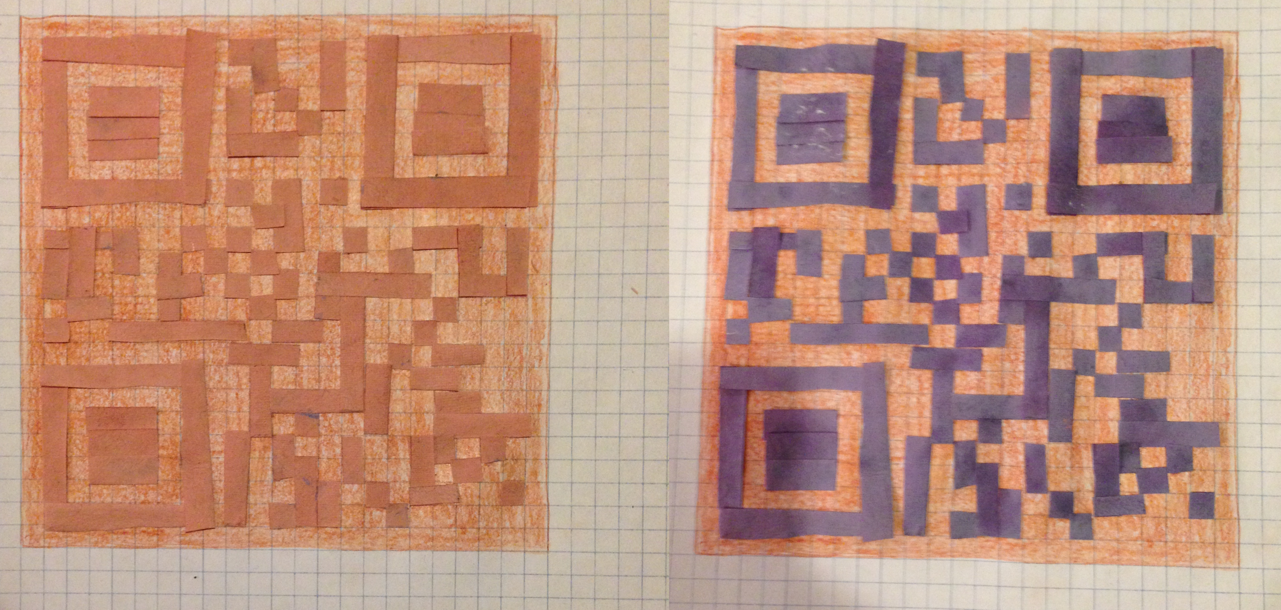 The proof of concept before (left) and after (right) exposure. 