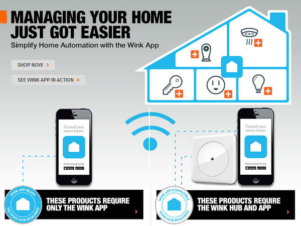 Home Depot's Wink Hub