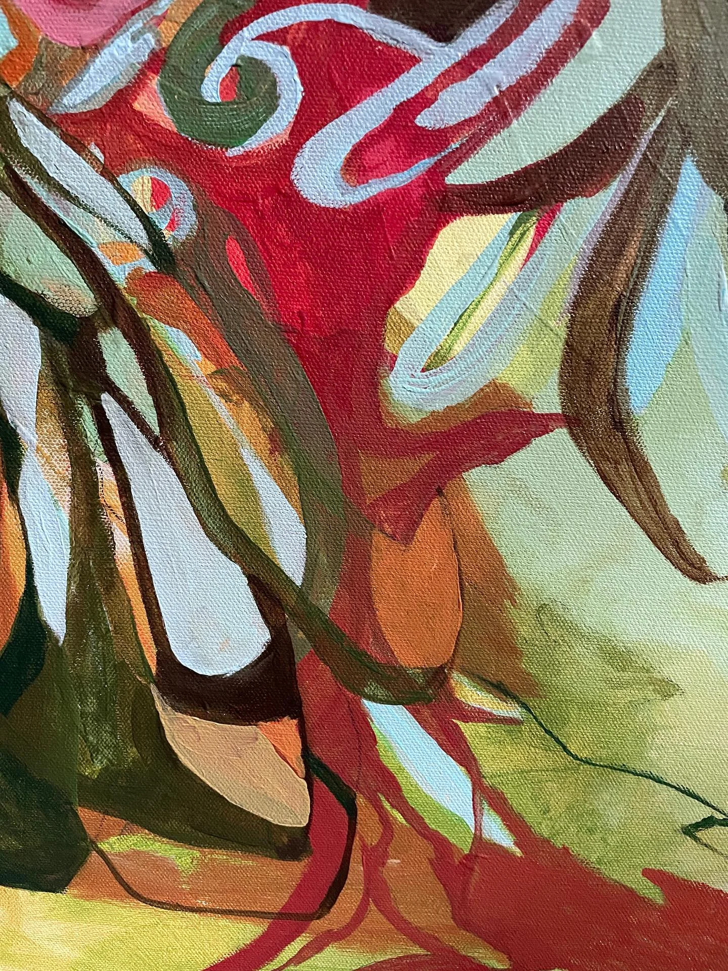 Part of a bigger story. 

#painting#abstract#studio#acrylic