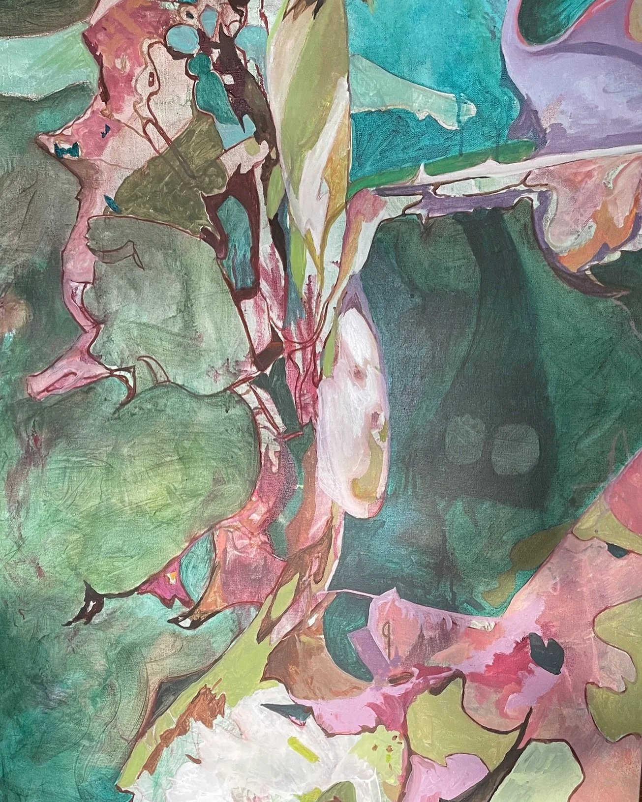 Advancing 

#abstractpainting#artmaking#being#foliage