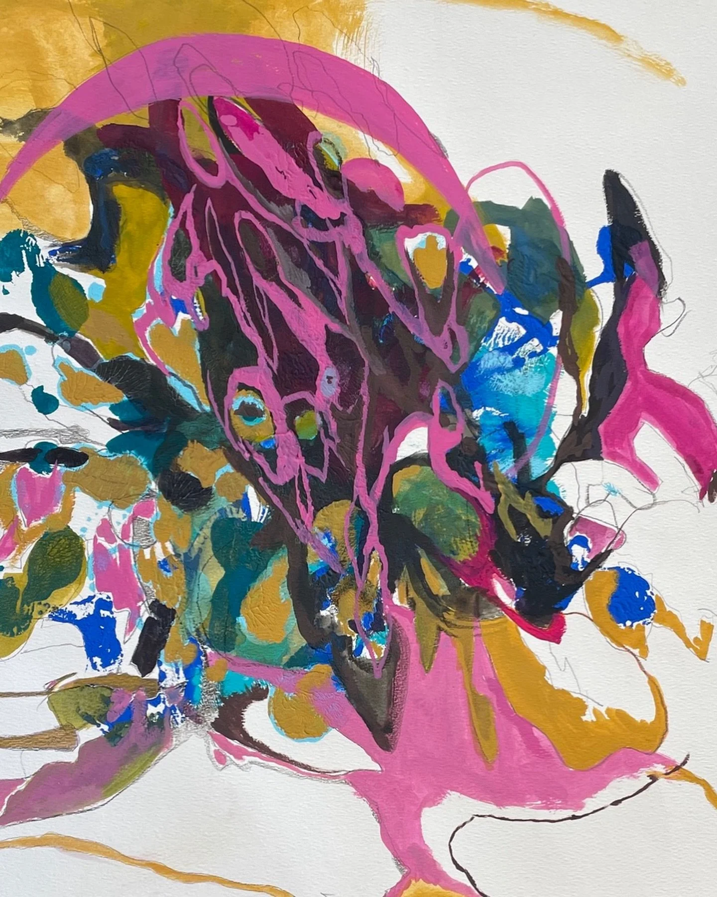 Gnawing away at me

Can you feel it?

18x24&rdquo;
Mixed media on paper