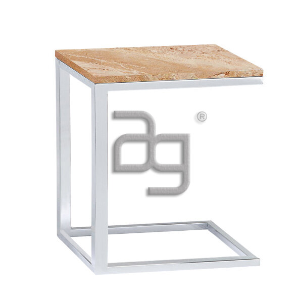 C-Shaped Side Table
