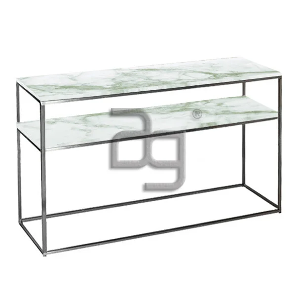 Console Table with Upper Shelf
