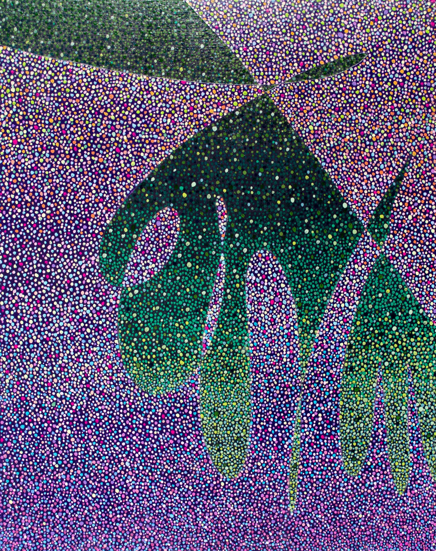 What , 2015 Acrylic on Linen 20h x 16w IN