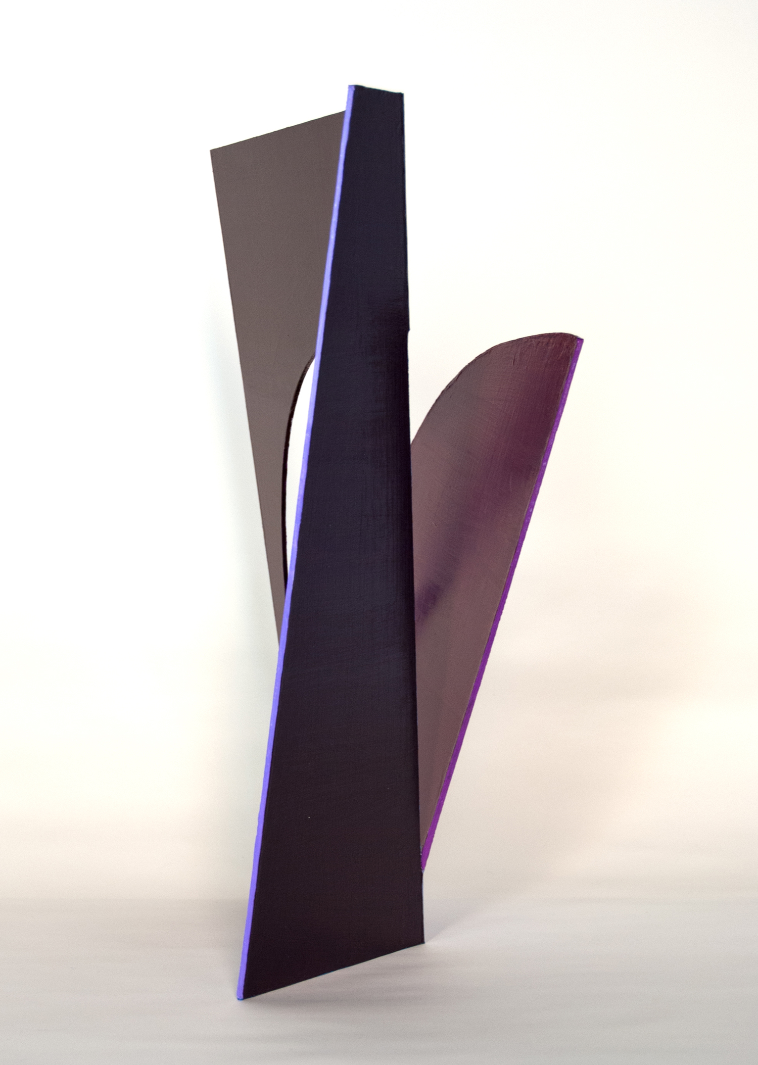 Fragment #7 , 2016 Acrylic on Freestanding Aluminum Panel 20 x 7 x 13 IN