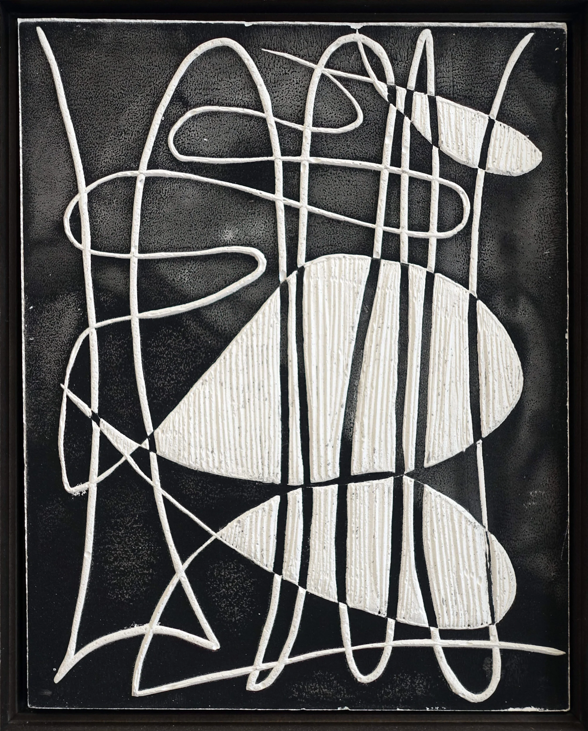 Sorry Not Sorry #10 , 2018 Plaster print 10h x 8w IN
