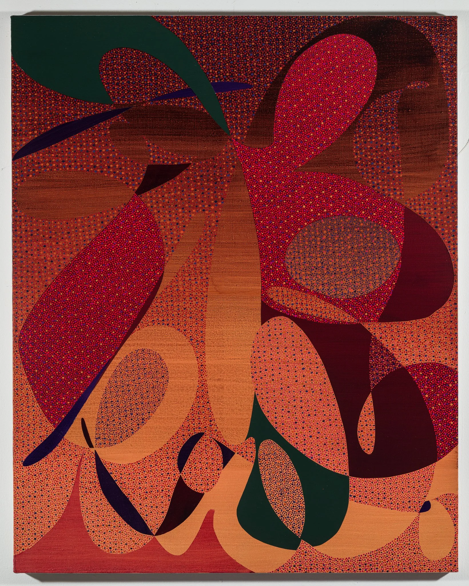   ptp 1 , 2023  Acrylic on linen  37.5h x 30w IN   