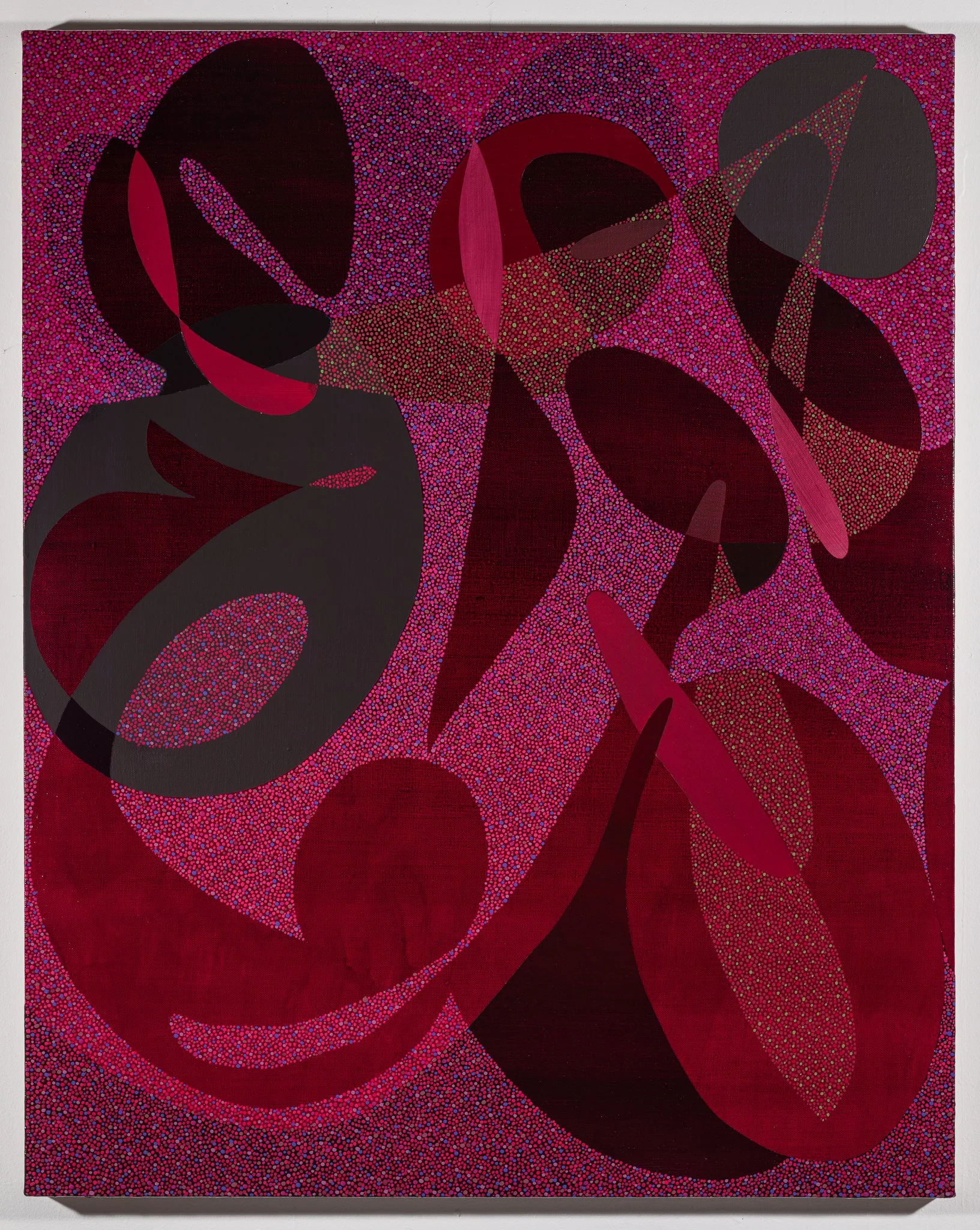   ptp 3 , 2023  Acrylic on linen  37.5h x 30w IN   