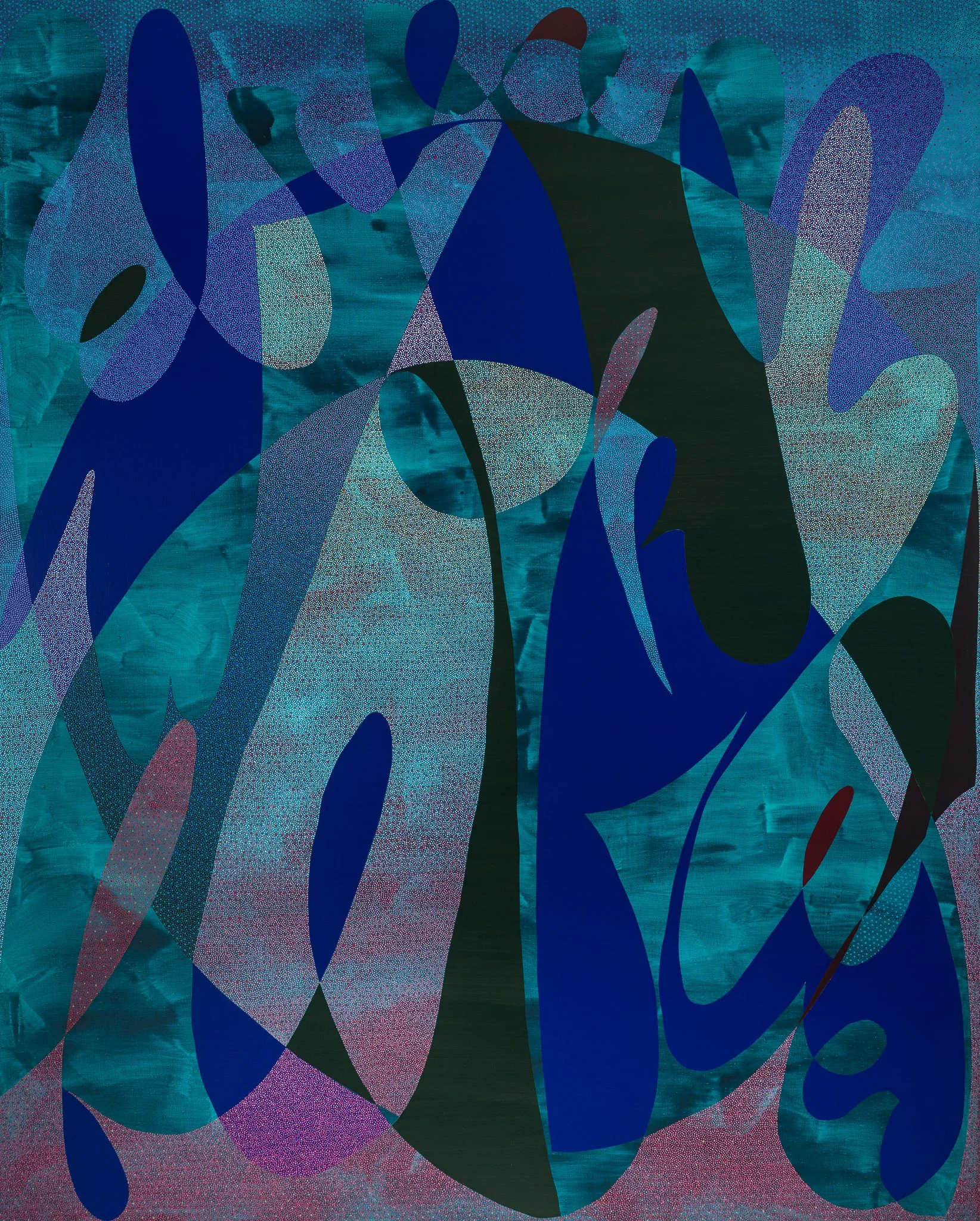   wfd , 2023  Acrylic on linen  75h x 60w IN   