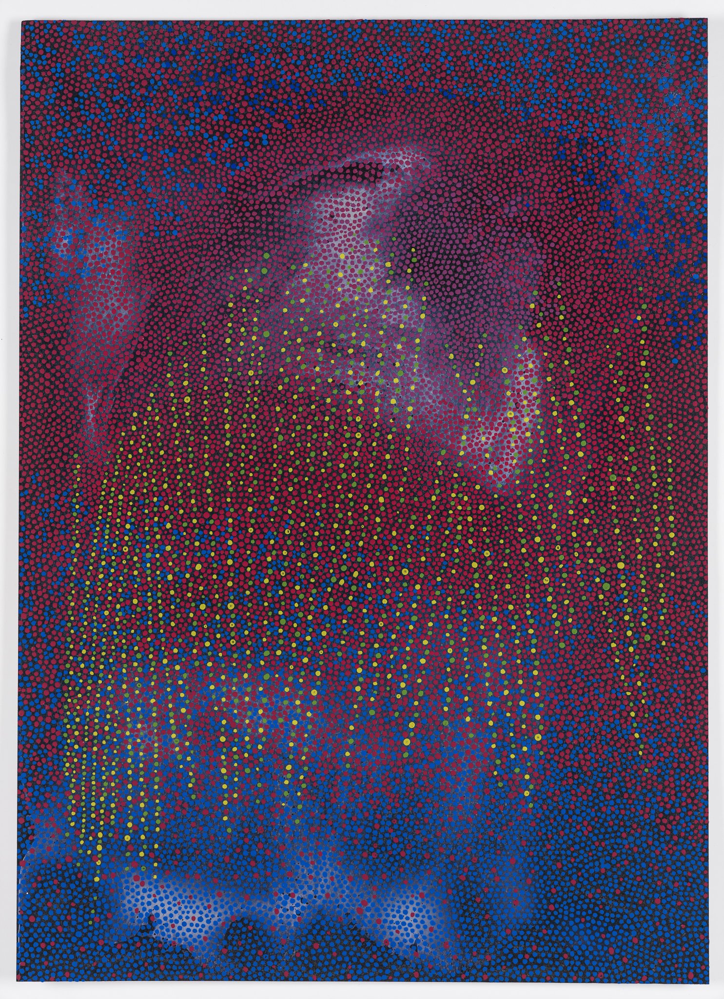   Marking Time , 2026  Acrylic on paper  14h x 10w IN   