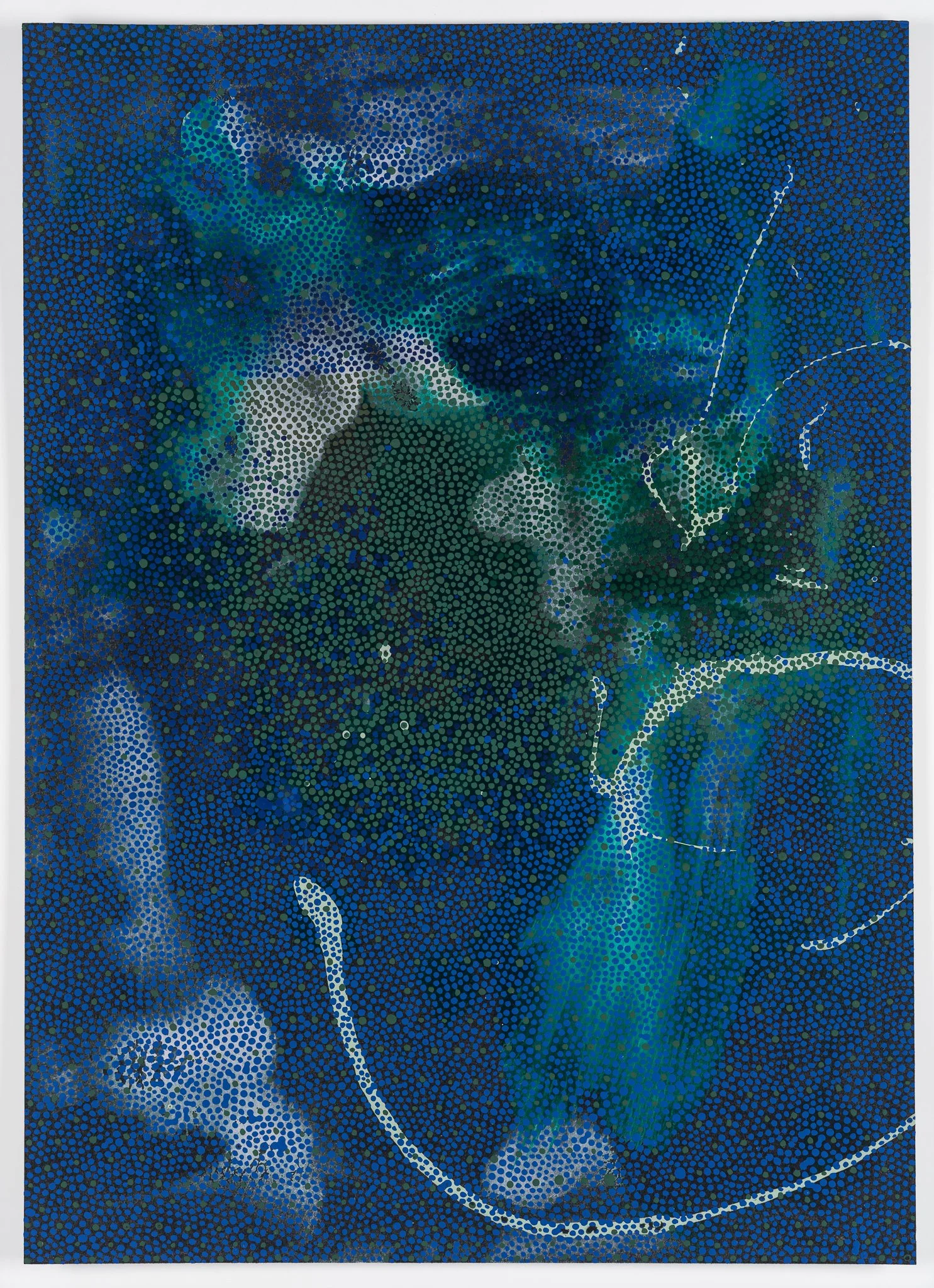   Marking Time , 2026  Acrylic on paper  14h x 10w IN   