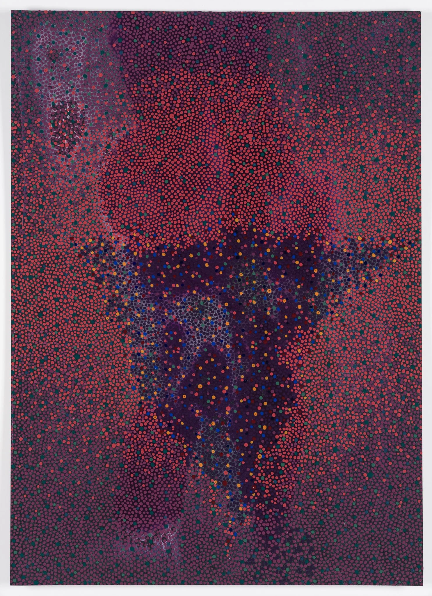   Marking Time , 2026  Acrylic on paper  14h x 10w IN   