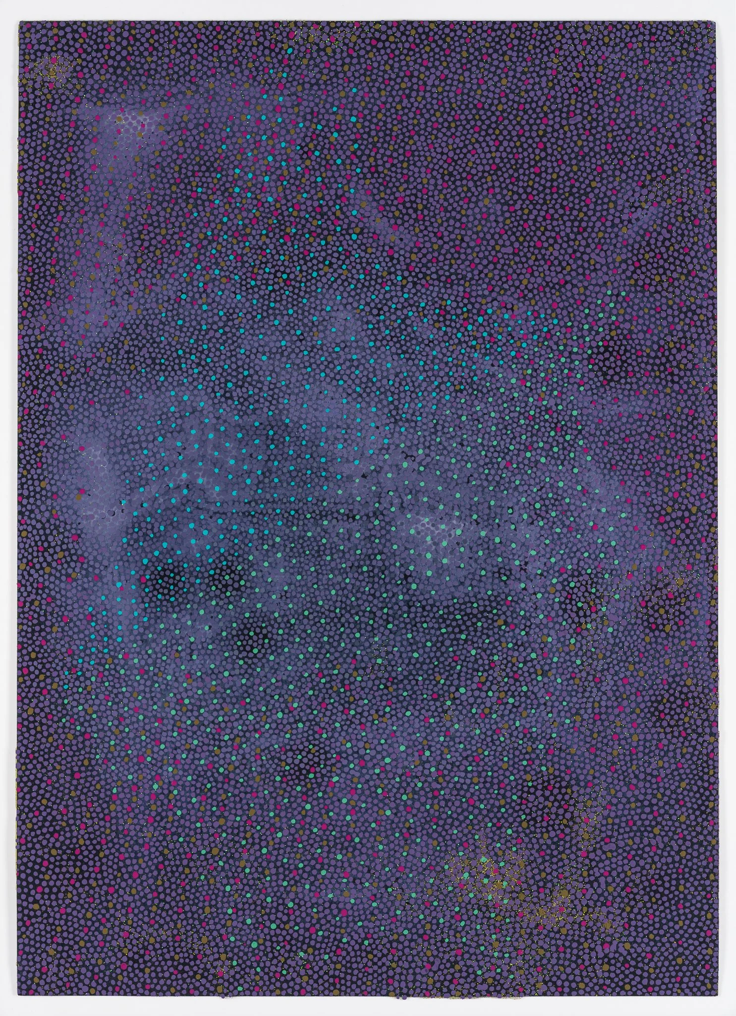   Marking Time , 2026  Acrylic on paper  14h x 10w IN   