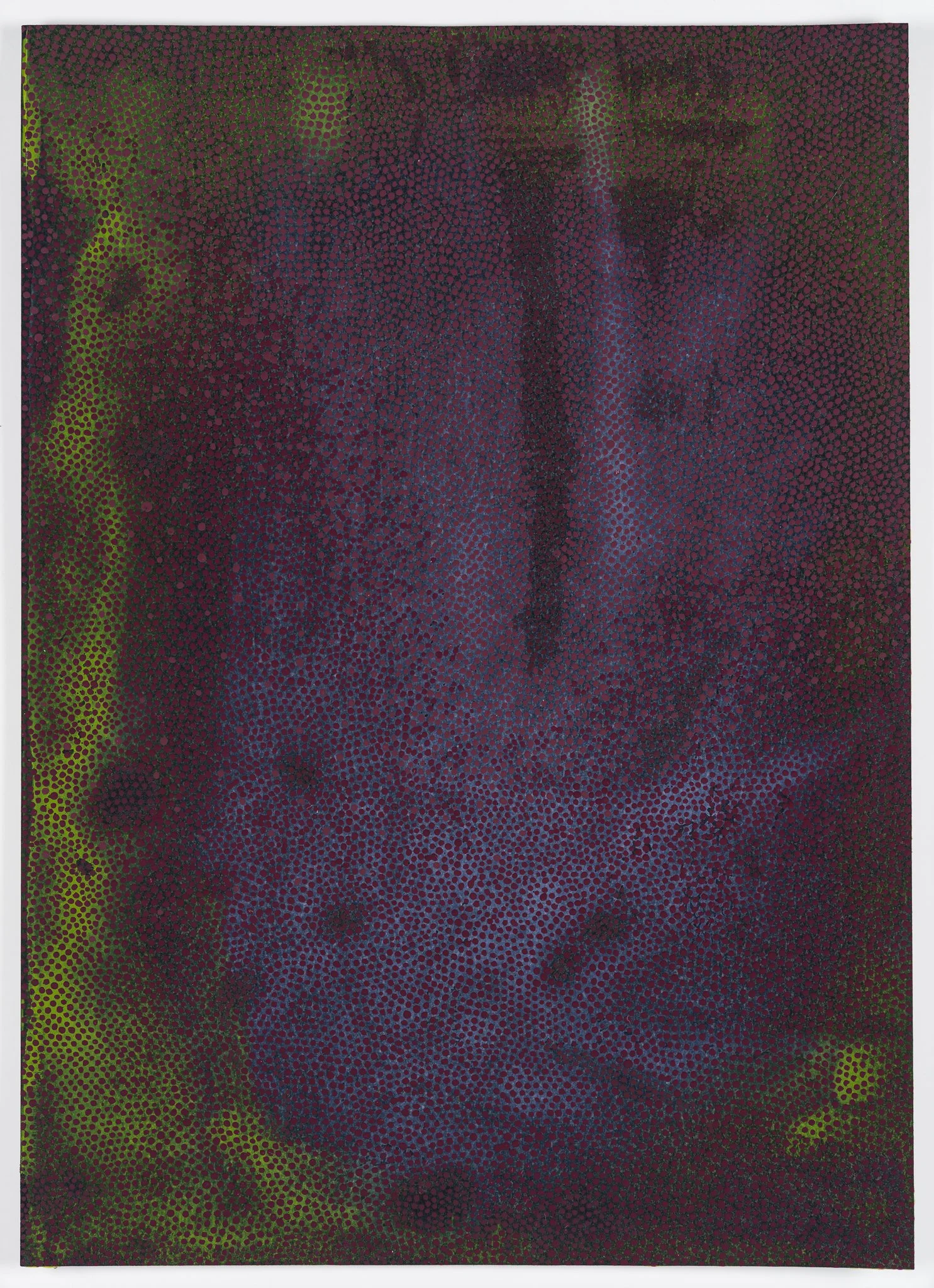   Marking Time , 2026  Acrylic on paper  14h x 10w IN   