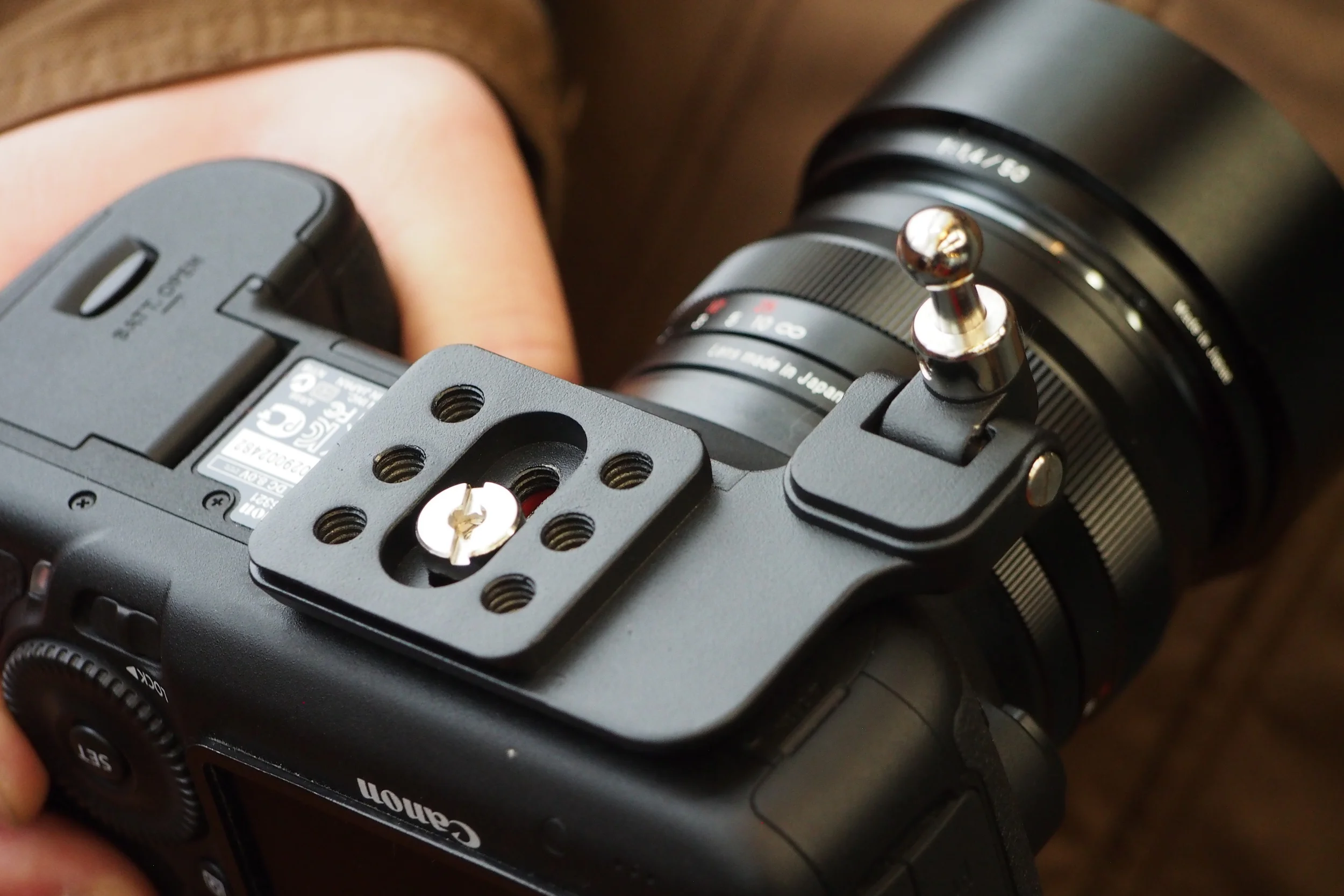 New F-2 Folding Mounting Plate, still tripod ready