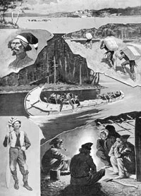 Voyageur Life, ca. 1680Courtesy of Illinois Heritage Association