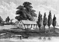 John Kinzie's House, Originally Built and Owned by DuSable, 1832 Courtesy of Joni Marin