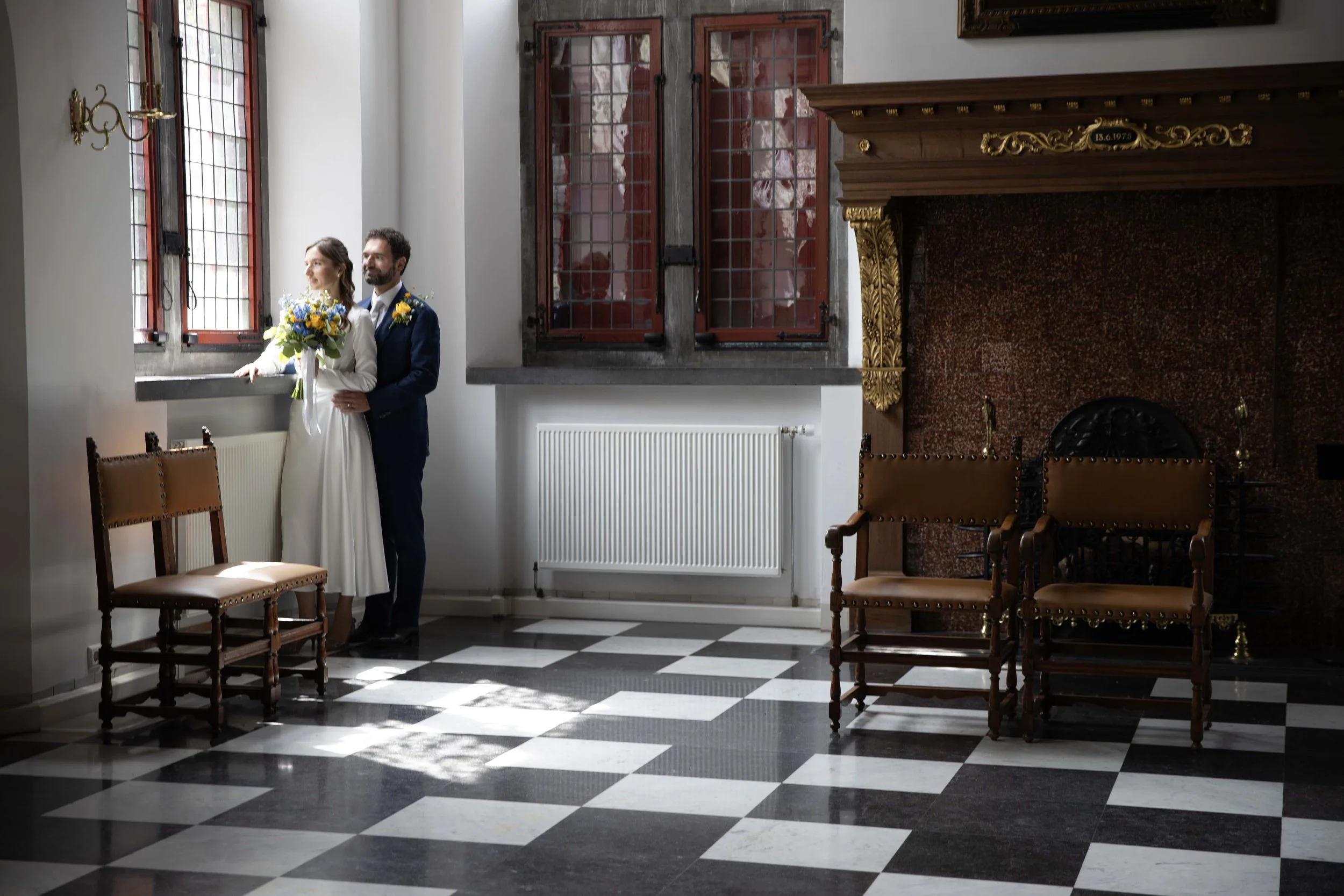  Jaap van Rijn van Alkemade;Yulia Nuzban;huwelijk;wedding;marriage;Den Haag 