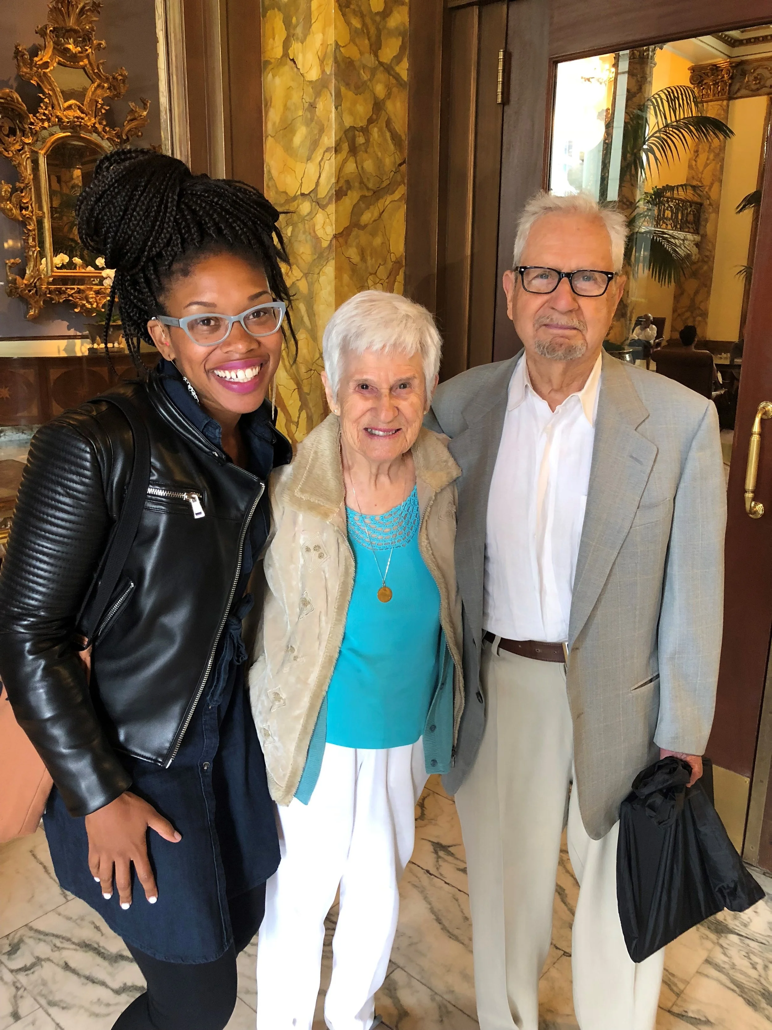 L:R Angela, Lucretia, Charles