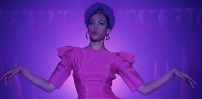 Eva Mendes as Cat, scoring an easy role with the director as her husband
