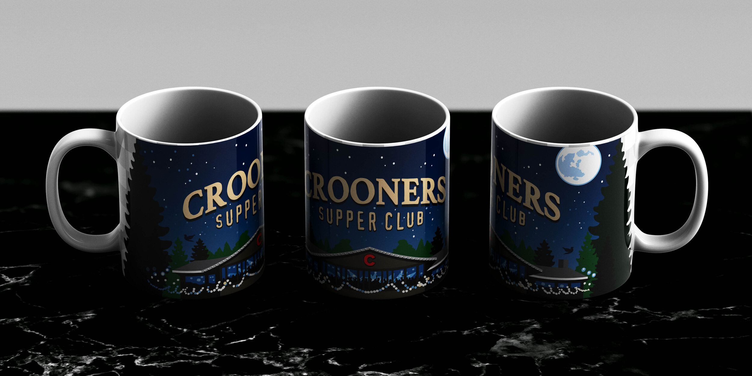 Crooners Coffee Mug by Mark Herman