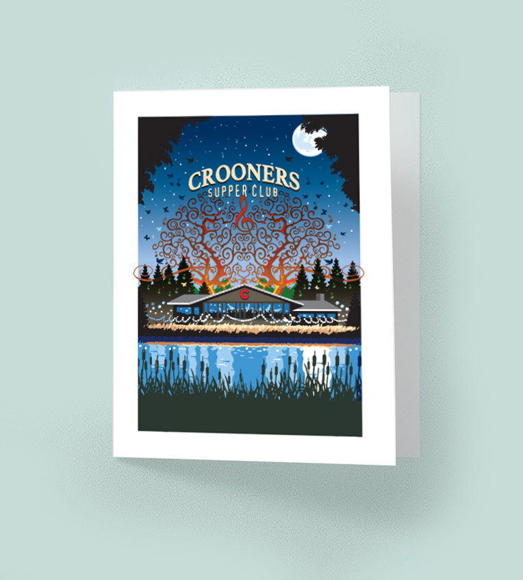 Crooners Note Cards (10 Pack)